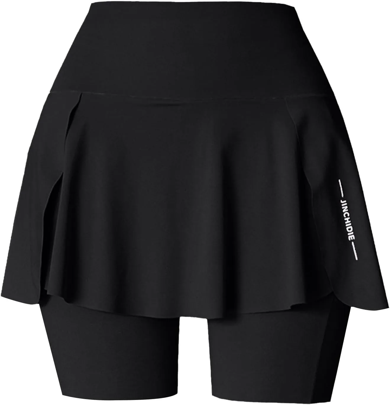 Womens Tennis Skirts High Waisted Golf Skorts with Pockets Side Slit Athletic Skirt for Workout Pickleball Sports