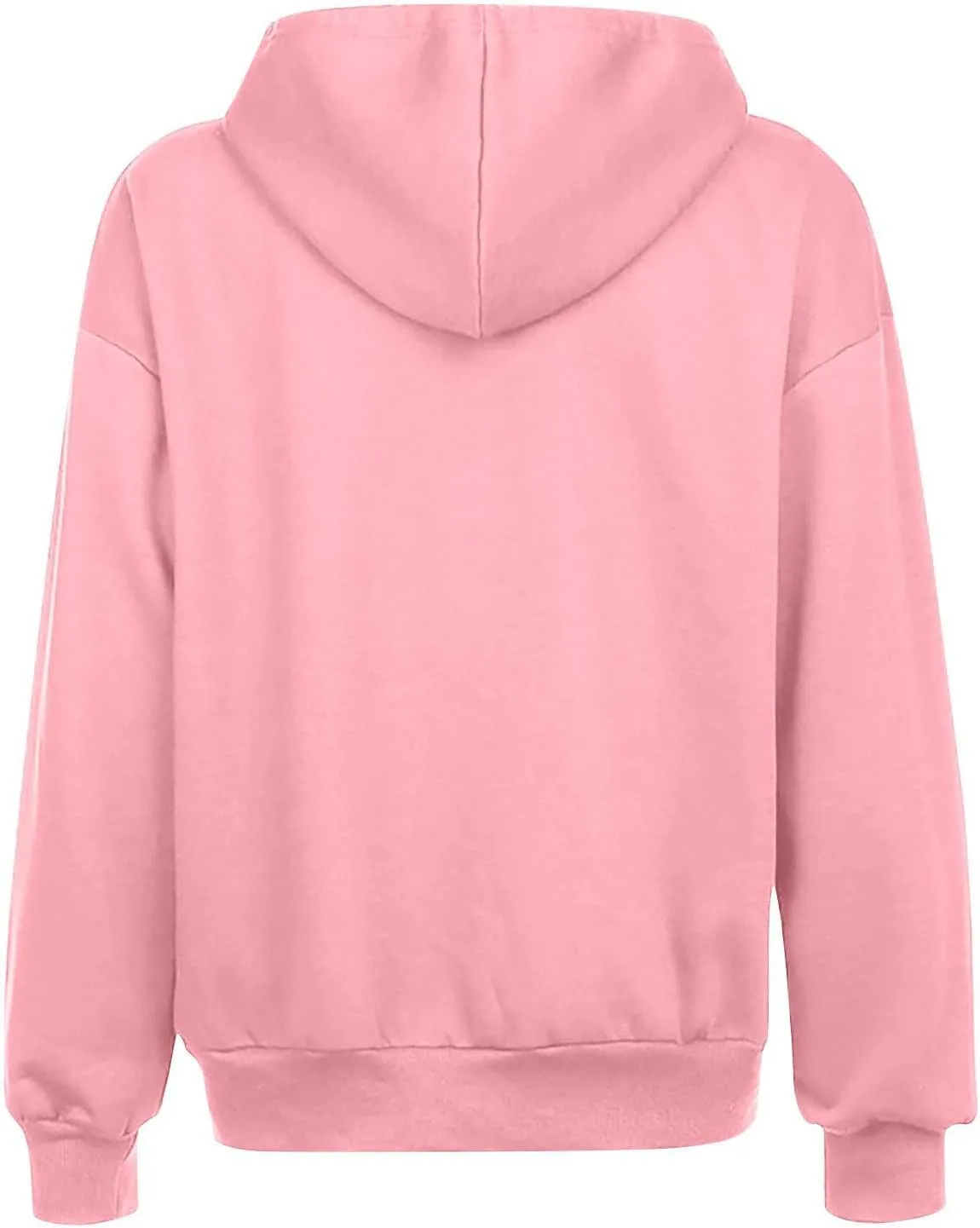Women's Zipper Open Front Hoodies Fall Fashion 2023 Casual Solid Long Sleeve Pocket Jacket Coats Y2K Winter Clothes