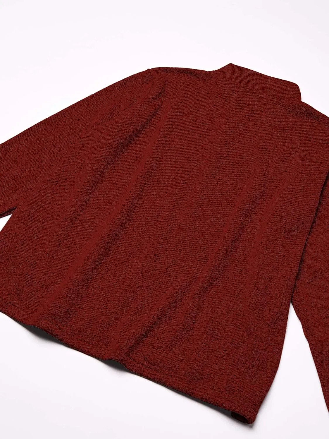 Wrangler Authentics Men's Long Sleeve Fleece Quarter-Zip Sweater