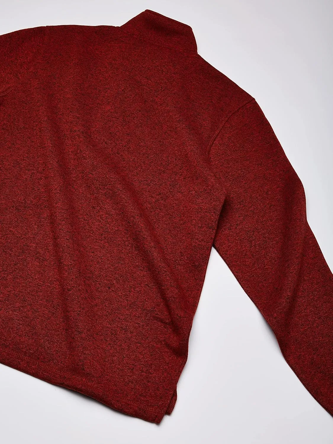 Wrangler Authentics Men's Long Sleeve Fleece Quarter-Zip Sweater