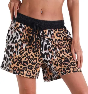 X-Image Women's Comfy Stretch Summer Beach Shorts Casual Pajama Shorts Yoga Short Pants with Elastic Drawstring & Pockets