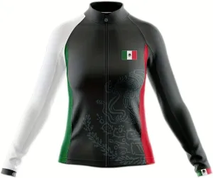 YIBIMOTTO Mens Cycling Jersey Printed Long Sleeve Full Zip Quick Dry Running T-shirt 3 Rear Pockets Biking Shirt